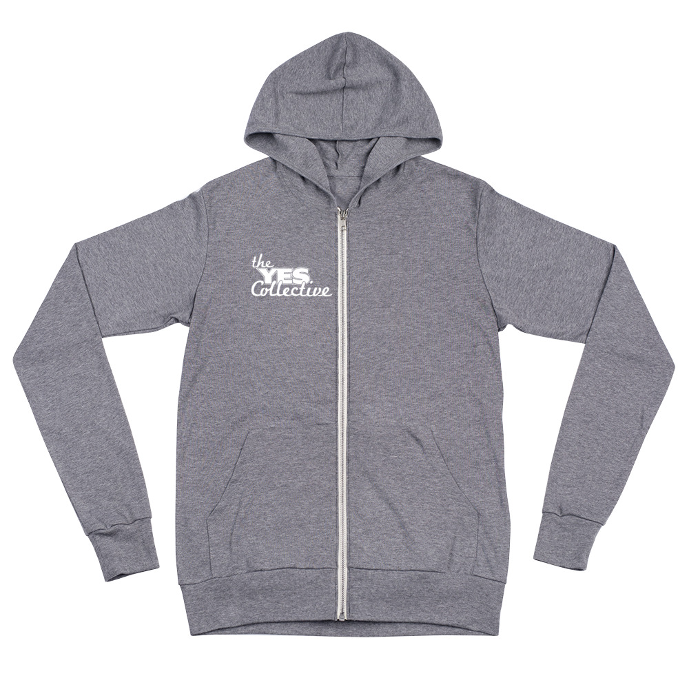 The Yes Collective | YES. – Unisex zip hoodie | The Yes Collective
